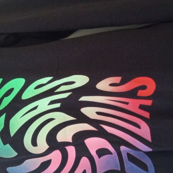 ADIDAS BOYS BLACK CREW NECK LONG SLEEVE GRAPHIC HOODIE TEE SHIRT SIZE 6 NWT - Picture 3 of 4